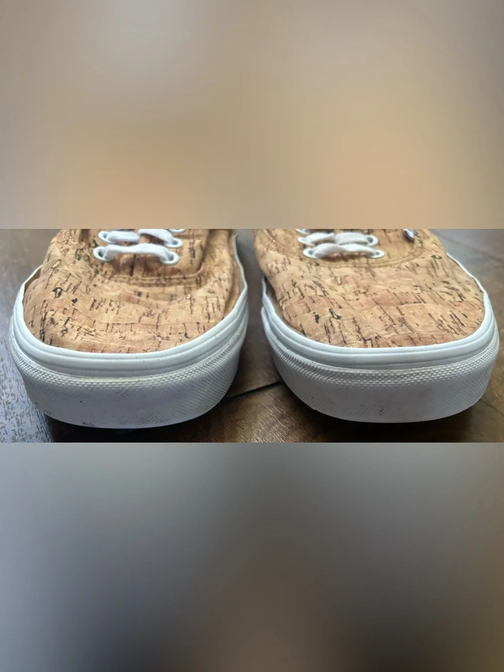 Vans off the wall men’s skateboarding shoes Sz 13 tan cork print